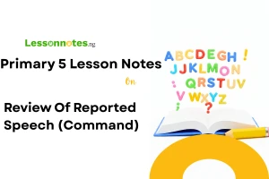 Review Of Reported Speech (Command)