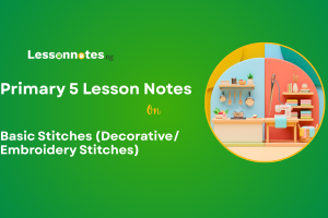 Basic Stitches (Decorative/ Embroidery Stitches)