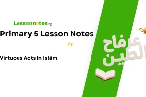 Virtuous Acts In Isläm