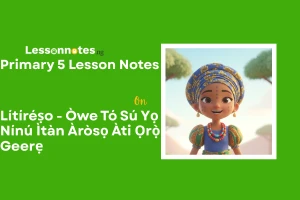 Lítíréṣo - Òwe Tó Sú Yọ Nínú Ìtàn Àròsọ Àti Ọrọ̀ Geerẹ