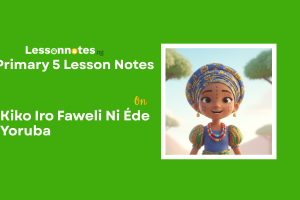 Kiko Iro Faweli Ni Éde Yoruba