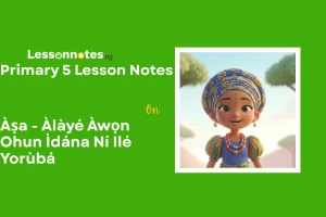 Àṣa - Àlàyé Àwọn Ohun Ìdána Ní Ilé Yorùbá