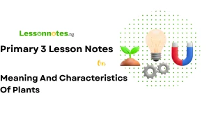 Meaning And Characteristics Of Plants