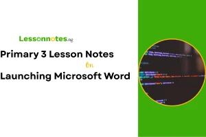 Launching Microsoft Word