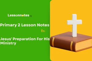 Jesus' Preparation For His Ministry