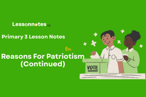 Reasons For Patriotism (Continued)