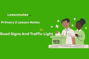 Road Signs And Traffic Light