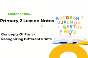 Concepts Of Print - Recognizing Different Prints