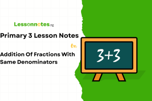 Addition Of Fractions With Same Denominators