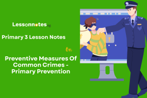 Preventive Measures Of Common Crimes - Primary Prevention