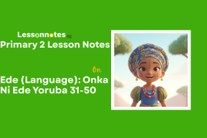 Ede (Language): Onka Ni Ede Yoruba 31-50