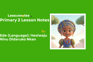 Ede (Language): Itesiwaju Ninu Didaruko Nkan