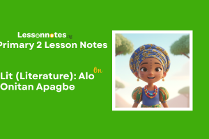 Lit (Literature): Alo Onitan Apagbe