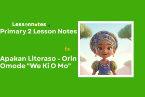 Apakan Literaso - Orin Omode "We Ki O Mo"