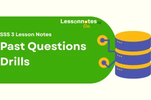 Past Questions Drills