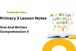 Oral And Written Comprehension II