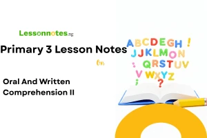 Oral And Written Comprehension II
