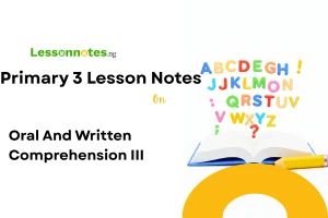 Oral And Written Comprehension III