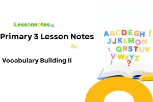 Vocabulary Building II