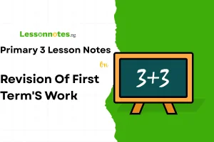 Revision of First Term's Work