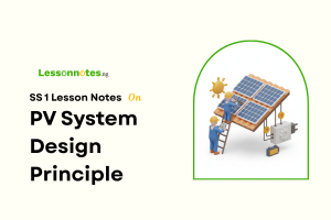 PV System Design Principle