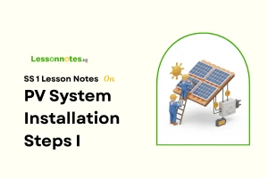 PV System Installation Steps I