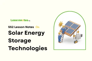 Solar Energy Storage Technologies