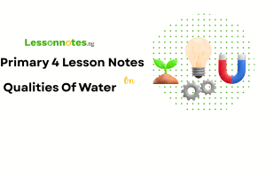 Qualities of Water
