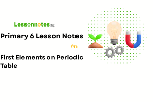 First Elements on Periodic Table