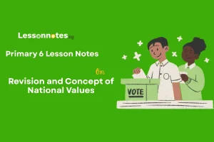 Revision and Concept of National Values