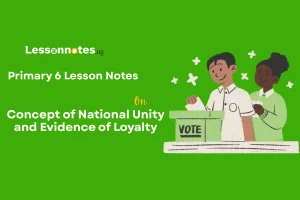 Concept of National Unity and Evidence of Loyalty
