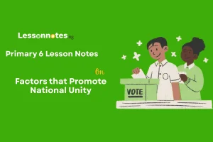 Factors that Promote National Unity