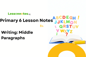 Writing: Middle Paragraphs