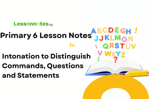 Intonation to Distinguish Commands, Questions and Statements