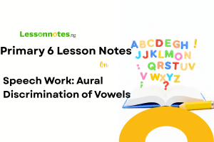 Speech Work: Aural Discrimination of Vowels