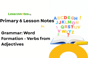 Grammar: Word Formation - Verbs from Adjectives
