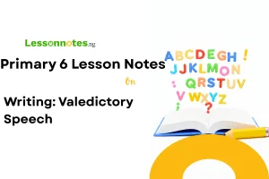 Writing: Valedictory Speech