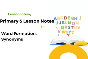 Word Formation: Synonyms