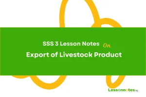 Export of Livestock Product