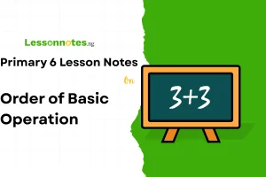 Order of Basic Operation