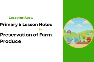 Preservation of Farm Produce