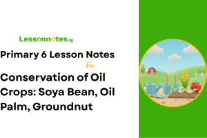 Conservation of Oil Crops: Soya Bean, Oil Palm, Groundnut
