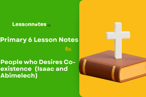 People who Desires Co-existence  (Isaac and Abimelech)