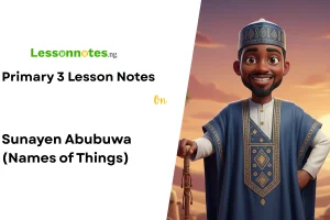 Sunayen Abubuwa (Names of Things)