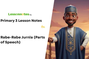 Rabe-Rabe Jurnla (Parts of Speech)