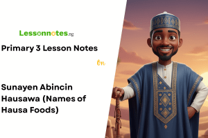Sunayen Abincin Hausawa (Names of Hausa Foods)