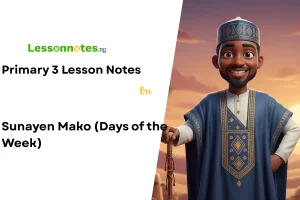 Sunayen Mako (Days of the Week)