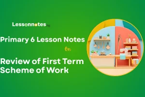 Review of First Term Scheme of Work