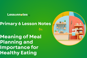 Meaning of Meal Planning and Importance for Healthy Eating