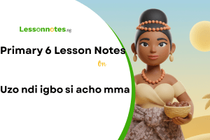 Uzo ndi igbo si acho mma